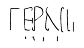 Plaque from Bichvinta, 1962